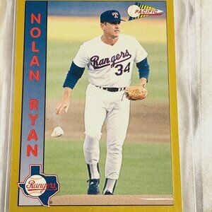 NOLAN RYAN Record Breaker ** Pacific Ryan Limited. #7. Mint